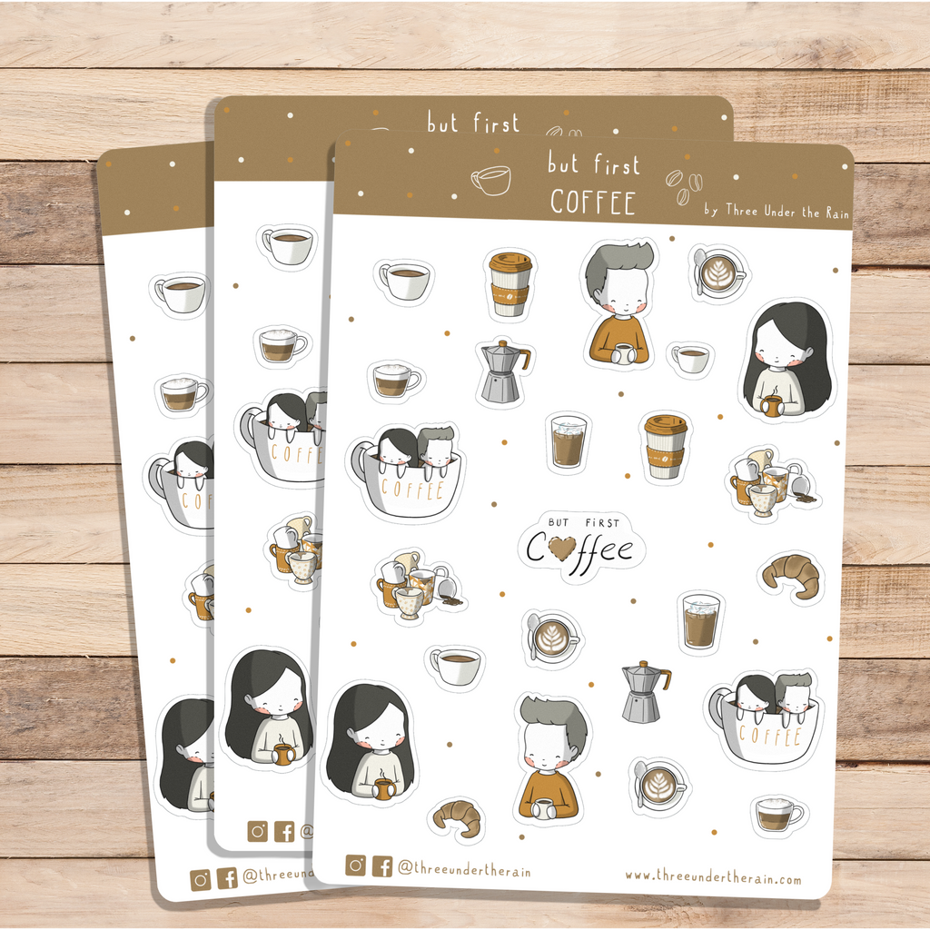 Rainy days sticker sheet stickers for bullet journal and -  Portugal