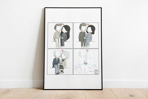 Growing Old Together Artwork Print