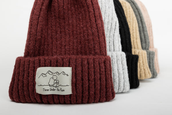 Three Under The Rain Warm Beanies