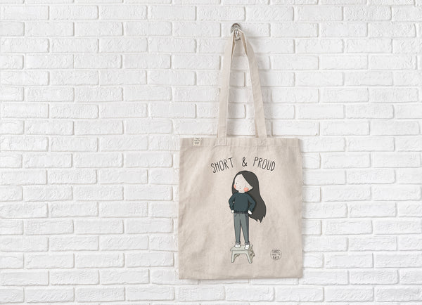 Short and Proud Tote Bag